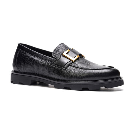Chris Leather Penny Loafer // Black (US: 7)