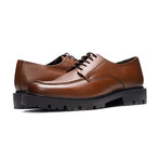 Morgan Leather Lace-Up Derby Shoe // Tan (US: 7)