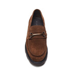 Samuel Suede Bit Loafer // Brown (US: 9)