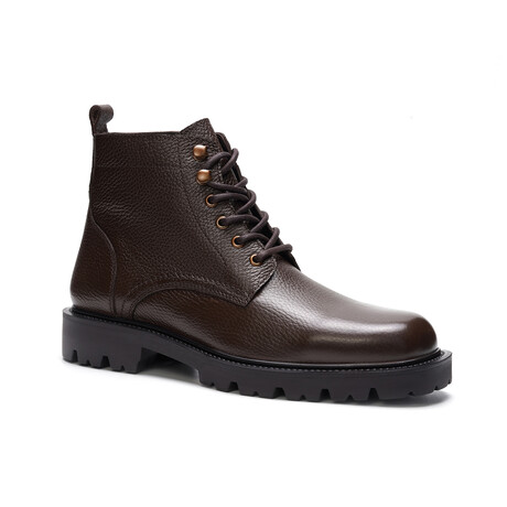 Robert Leather Lace-Up Boot // Brown (US: 7)