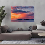 Sunrise at Goose Spit 60 by Chuck Burdick (16"H x 24"W x 1.5"D)