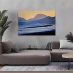 Shades of Blue by Chuck Burdick (16"H x 24"W x 1.5"D)