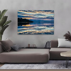 Lavender Morning by Chuck Burdick (16"H x 24"W x 1.5"D)