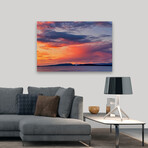 Sunrise at Goose Spit 60 by Chuck Burdick (16"H x 24"W x 1.5"D)