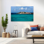 Island Haven by Chuck Burdick (16"H x 24"W x 1.5"D)