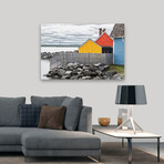 Coastal Geometry by Chuck Burdick (16"H x 24"W x 1.5"D)