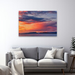 Sunrise at Goose Spit 60 by Chuck Burdick (16"H x 24"W x 1.5"D)