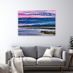 K'omoks Harbour Fish Traps by Chuck Burdick (16"H x 24"W x 1.5"D)