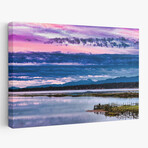 K'omoks Harbour Fish Traps by Chuck Burdick (16"H x 24"W x 1.5"D)