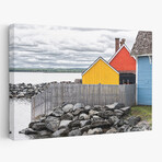 Coastal Geometry by Chuck Burdick (16"H x 24"W x 1.5"D)