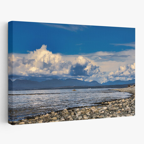 View From The Beach by Chuck Burdick (16"H x 24"W x 1.5"D)