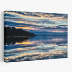 Lavender Morning by Chuck Burdick (16"H x 24"W x 1.5"D)