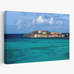 Island Haven by Chuck Burdick (16"H x 24"W x 1.5"D)