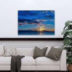 Sunrise at Goose Spit 84 by Chuck Burdick (16"H x 24"W x 1.5"D)