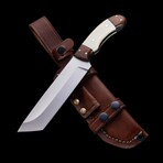 D2 Tool Steel Tanto Skinner // 0149