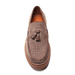 Baez Suede Tassel Sneaker // Saloon Brown (US: 10)