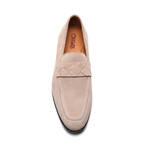 Groove Suede Loafer // Beige (US: 10.5)