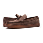 Baez Suede Tassel Sneaker // Saloon Brown (US: 10)