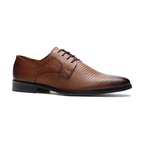 Miles Leather Snake Derby // Tan (US: 7)