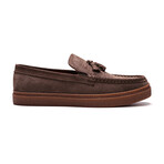 Baez Suede Tassel Sneaker // Saloon Brown (US: 10)