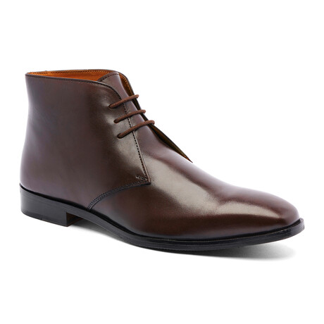 Corazon Leather Chukka Boots // Dark Bown (US: 7)