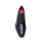Arlo Leather Cap-Toe Oxford // Black (US: 11)