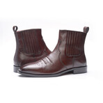 Durango Leather Chelsea Boot // Brown Burnished (US: 9.5)