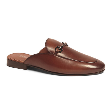 Apollo Leather Bit Slides // Tan (US: 7)