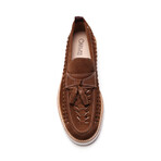 Zenith Suede Tassel Loafer // Date Brown Suede (US: 8.5)