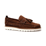 Zenith Suede Tassel Loafer // Date Brown Suede (US: 8.5)