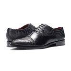Arlo Leather Cap-Toe Oxford // Black (US: 11)