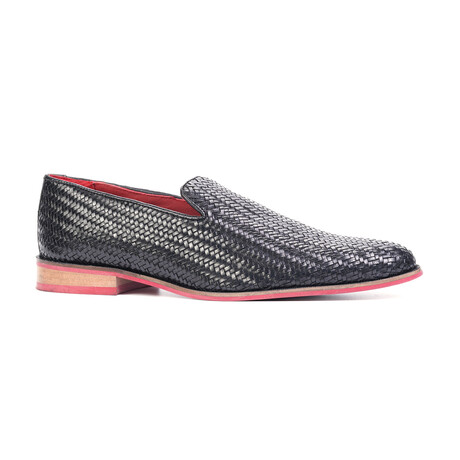 Gibson Leather Weave Loafer // Black (US: 7)