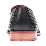 Gibson Leather Weave Loafer // Black (US: 7.5)