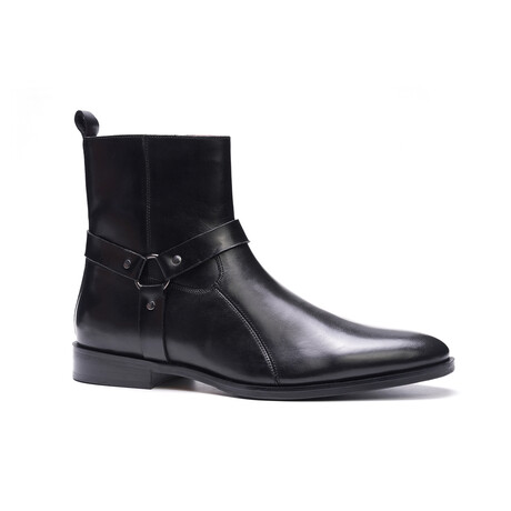 Harley Leather Harness Boot // Black (US: 7)