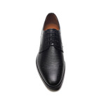 Miles Leather Snake Derby // Black (US: 7)