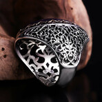 Huge Amethyst Statement Ring (8.5)