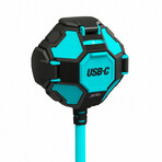 Heavy Duty PowerBall25 // 24W // 8ft // 3-Outlet Charging Hub + 1 USB-A + 1 USB-C