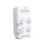 Revolve 24 // 24 W // 4-Outlet Rotating + 4 USB-A
