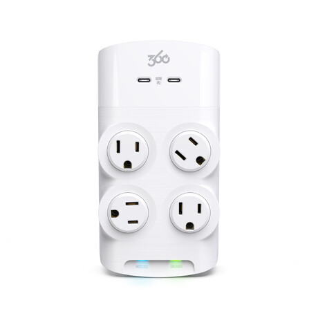 Revolve 60 // 60 W // 4 Outlet Rotating + 2 USB-C