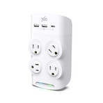 Revolve 45 // 45W // 4 Outlet Rotating + 2 USB-A + 1 USB-C