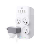 Revolve 24 // 24 W // 4-Outlet Rotating + 4 USB-A