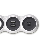 PowerCurve77 // 77W // 6ft //  4-Outlet Rotating + 2 USB-A + 2 USB-C