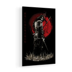 Bushido Samurai Back Turned Print on Acrylic Glass by Cornel Vlad (16"H x 24"W x 0.25"D)