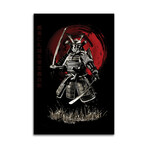 Bushido Samurai (Bushido Virtues Kanji) Print on Acrylic Glass by Cornel Vlad (16"H x 24"W x 0.25"D)