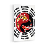 Koi Fish Print on Acrylic Glass by Soo Beng Lim (16"H x 24"W x 0.25"D)