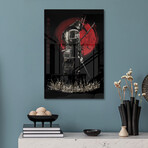 Bushido Samurai Back Turned Print on Acrylic Glass by Cornel Vlad (16"H x 24"W x 0.25"D)