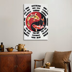 Koi Fish Print on Acrylic Glass by Soo Beng Lim (16"H x 24"W x 0.25"D)