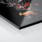 Geisha Nature Print on Acrylic Glass by Nicebleed (16"H x 24"W x 0.25"D)