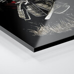 Bushido Samurai (Bushido Virtues Kanji) Print on Acrylic Glass by Cornel Vlad (16"H x 24"W x 0.25"D)