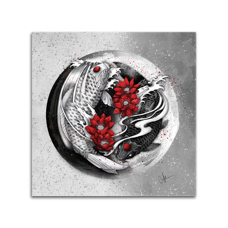 Balance Print on Acrylic Glass by Marine Loup (24"H x 24"W x 0.25"D)